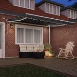  Okvir tende z LED lučmi Bela 350 x 250 cm Aluminij - - Bela - 22.82 - 350 x 250 cm - 2025- | Shoptok.si