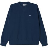 Obey Flis Established Works Bold Crew Ii Fleece Modra Cene