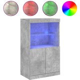 Maison Chic Komoda - Predalnik z LED lučkami betonsko siva 60,5x37x100 cm, (21720861) Cene