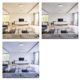  LED svetilo nadometno NEXXO, kvadratno, srebrno, 21W, nastavljiva CCT | Shoptok.si