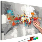  Slika za samostalno slikanje - Artistic Disorder 60x40 | shoptok.hr