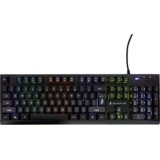 Surefire KingPin X2 tipkovnica Igranje USB AZERTY Francoski Črna, Metalna Cene