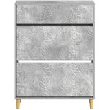  Ormar za cipele DELFT 78 x 24 x 103 cm Konstruirano drvo - Betonska siva | shoptok.hr
