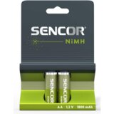 Sencor punjiva baterija SBA HR6 AA NiMH 1800 mAh, blister 2 kom Slike