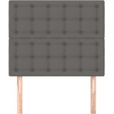  Uzglavlje sivo 90x5x118/128 cm umjetna koža | Eponuda.com