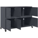  Komoda antracit 100,5x39x72 cm od čelika | shoptok.hr