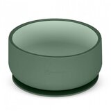Petite&Mars silikonska zdjelica s vakuumom 450 ml Take&Match 6 m+, Misty Green | shoptok.hr