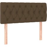  s oprugama i madracem LED tamnosmeđi 120x190 cm tkanina | shoptok.hr