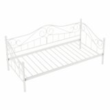 Kondela Kovinska postelja, bela, 90x200, DAINA | Shoptok.si