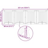  Vrata za pse s postoljem 4 pcs Hrast artisan 80 x 100 cm | shoptok.hr