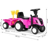 ECO TOYS traktor sa prikolicom pink ecotoys