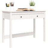  Radni stol s ladicama Bijela 100x50x78 cm od masivne borovine | Eponuda.com