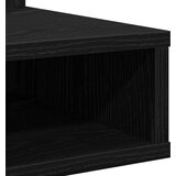  Ogledalo ormar Crni hrast 90 x 31,5 x 62 cm Konstruirano drvo | shoptok.hr