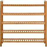 Furnova Stojalo za čevlje s 5 policami 100x27x100 cm trdna hrastovina, (21954489) | Shoptok.si
