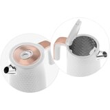 Berdsen BD-705 električno kuhalo za vodo 1,7 L 2200 W – kovinsko, 360° baza, bela-bakrena | Shoptok.si