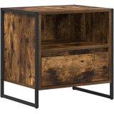  Noćni ormarić Dimni hrast 50 x 39,5 x 50 cm Konstruirano drvo | shoptok.hr