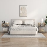 vidaXL Noćni Ormari s policom s pohranom 2 pcs sonoma hrast 40 x 40 x 61 cm | shoptok.hr