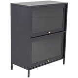 Venture Home vitrina Bakal 40 × 100 × 80 cm, crna | shoptok.hr