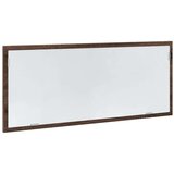 vidaXL LED kopalniško ogledalo rjavi hrast 100x8,5x37 cm inž. les | Shoptok.si