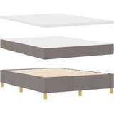  Postelja s pomičnim dnom z vzmetnico Taupe 160x200 cm Tkanina, (22051909) | Shoptok.si