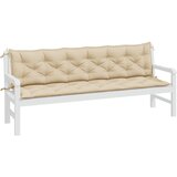  Jastuci za vrtnu klupu 2 kom bež 200x50x7cm tkanine Oxford | Eponuda.ba