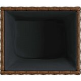  Vrtne sadilice 2 kom smeđa 36 x 30 x 32 cm od poliratana | shoptok.hr