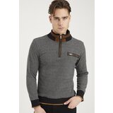 Dewberry 1039 MENS SWEATSHIRT-BLACK-WHITE Cijene