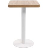 vidaXL Bistro miza svetlo rjava 50x50 cm mediapan | Shoptok.si