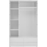 MID.YOU omara s klasičnimi vrati, bela | Shoptok.si