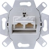 Jung podatkovna vtičnica Cat6 2x8-pin za 2 Term. UAE 8-8 UPOK6, (20858596) Cene