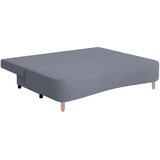P & B ZOFA S POSTELJNO FUNKCIJO, temno siva tekstil, leseni material | Shoptok.si