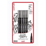  Set UNI PIN markera fineliner Love Lettering 5 kom (tehnička olovka) KORIŠTENO Cijene