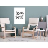  Slika - Four Butterflies (1 Part) Vertical 80x120 | shoptok.hr