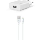 Ttec Punjač Zidni - Output 1xUSB 2,1A - +Lightning cable 1,0m - White | shoptok.hr