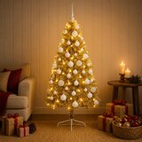  Umjetno božićno drvce s kuglicom 150 cm 150 LED lampica | shoptok.hr