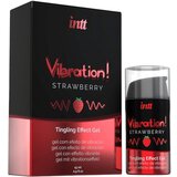 Intt Stimulacijski gel Vibration! Strawberry, 15 ml | shoptok.hr