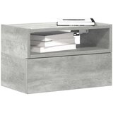  Zidni noćni ormarići 2 kom beton siva 45x26x28,5 cm | shoptok.hr