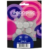 papir za pedikuru Staleks Podo Disk M – 20 mm Za poliranje – 25 kom