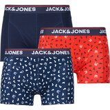 Jack & Jones Boksarice JACDOG LOGO TRUNKS X3 Večbarvna Cene