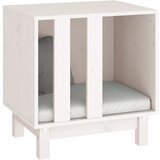  Kućica za pse bijela 50 x 40 x 52 cm od masivne borovine | shoptok.hr