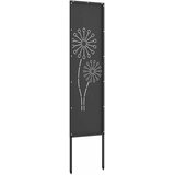 Privatnost u vrtu Crna 32 x 140 cm Hladno valjana čelična | shoptok.hr