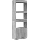  Visoka komoda boja hrasta 63x33x180 cm od konstruiranog drva | shoptok.hr