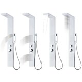 PANEL za tuš aluminij mat bele barve | Shoptok.si
