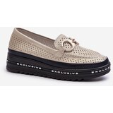 S. BARSKI Women's Leather Shiny Platform Moccasins with Decoration S.Barski | Shoptok.si