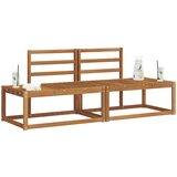  Set vanjskih sofa 2 pcs Prirodna 182,5 x 63 x 73 cm | shoptok.hr