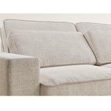 Maison de Rêve Krem kutna garnitura od šenila (s desnim kutom/u obliku slova L) Kirou – | shoptok.hr