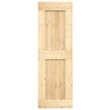  Klizna vrata s priborom za montažu 70 x 210 cm masivna borovina | shoptok.hr
