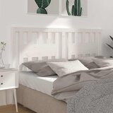  Uzglavlje bijelo 146 x 4 x 100 cm od masivne borovine | shoptok.hr