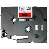 Brother Tze-421 združljiv laminirani trak - 9 mm X 8 metrov črno/rdeč, (21405976) | Shoptok.si