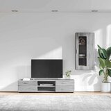  Set TV komoda s ladicama Zidne Siva Sonoma Konstruirano drvo | shoptok.hr